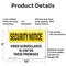 Signmission Video Surveillance On Premises OSHA Security Notice Sign, Aluminum, 10in W x 7in L, 2PK OS-2PACK-SN-A-710-L-11659 - alternate 3